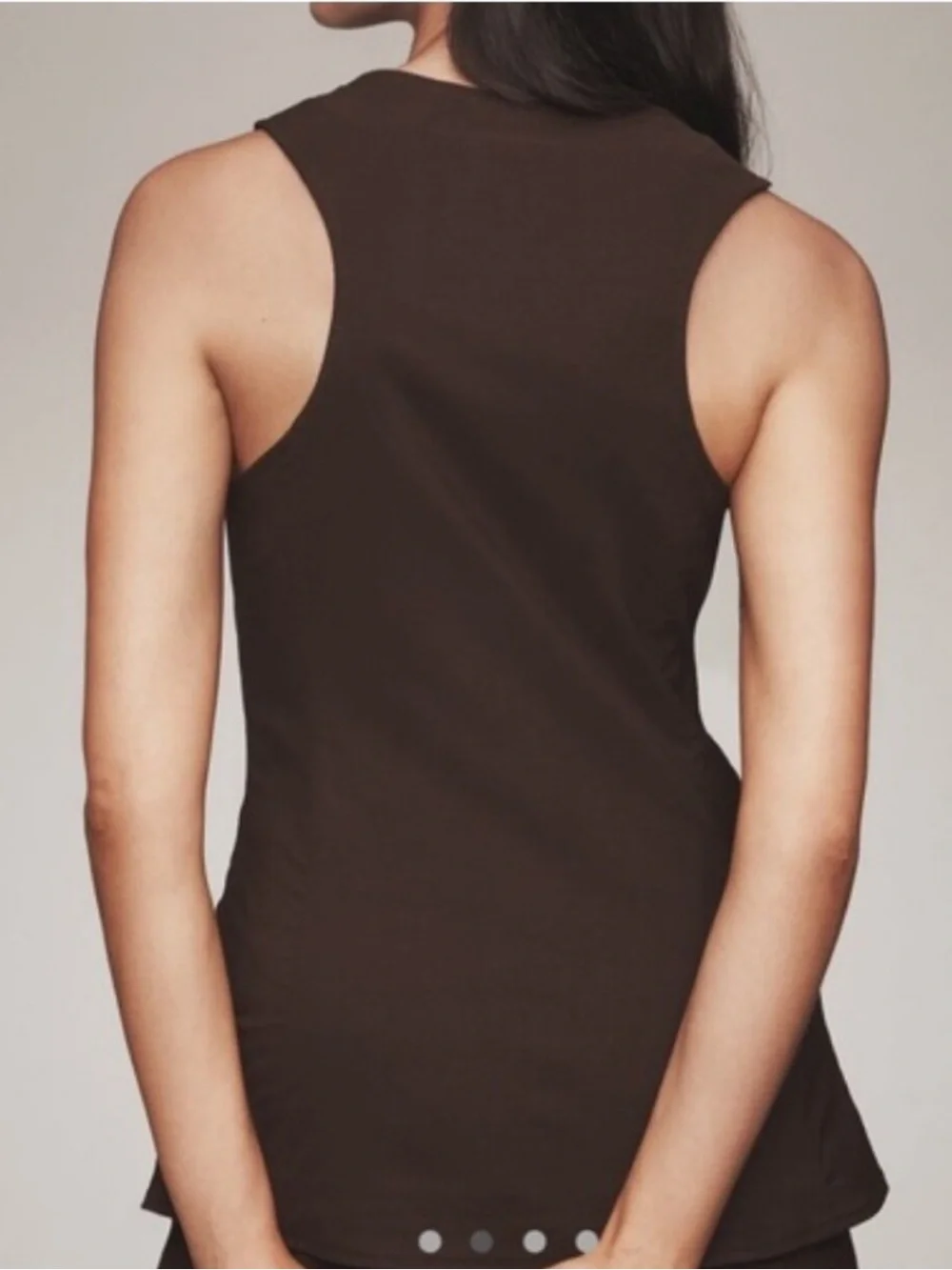 Maeve Anthropologie Button Front Vest Top